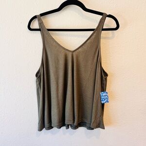 Intimately Free People NWT Green Tank